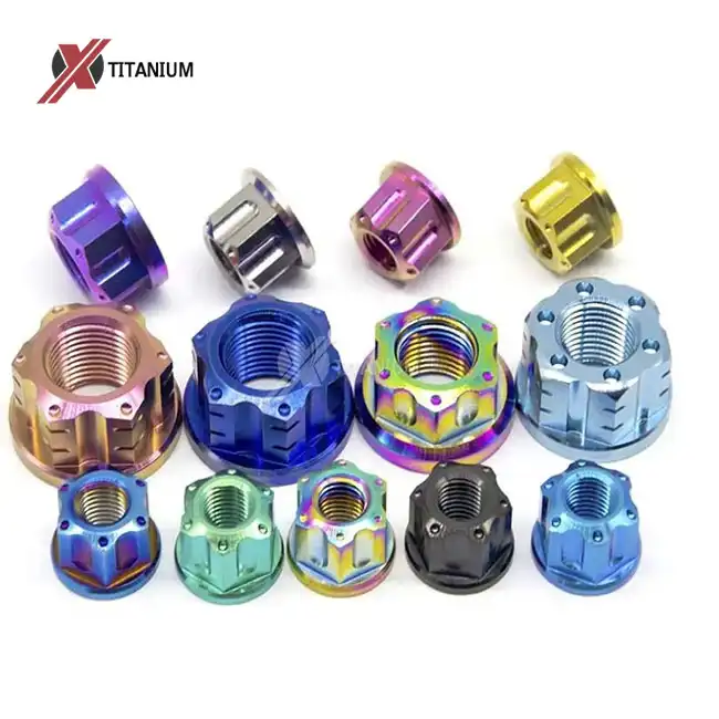 Gr5 Titanium Fancy Nut For Motorcycle